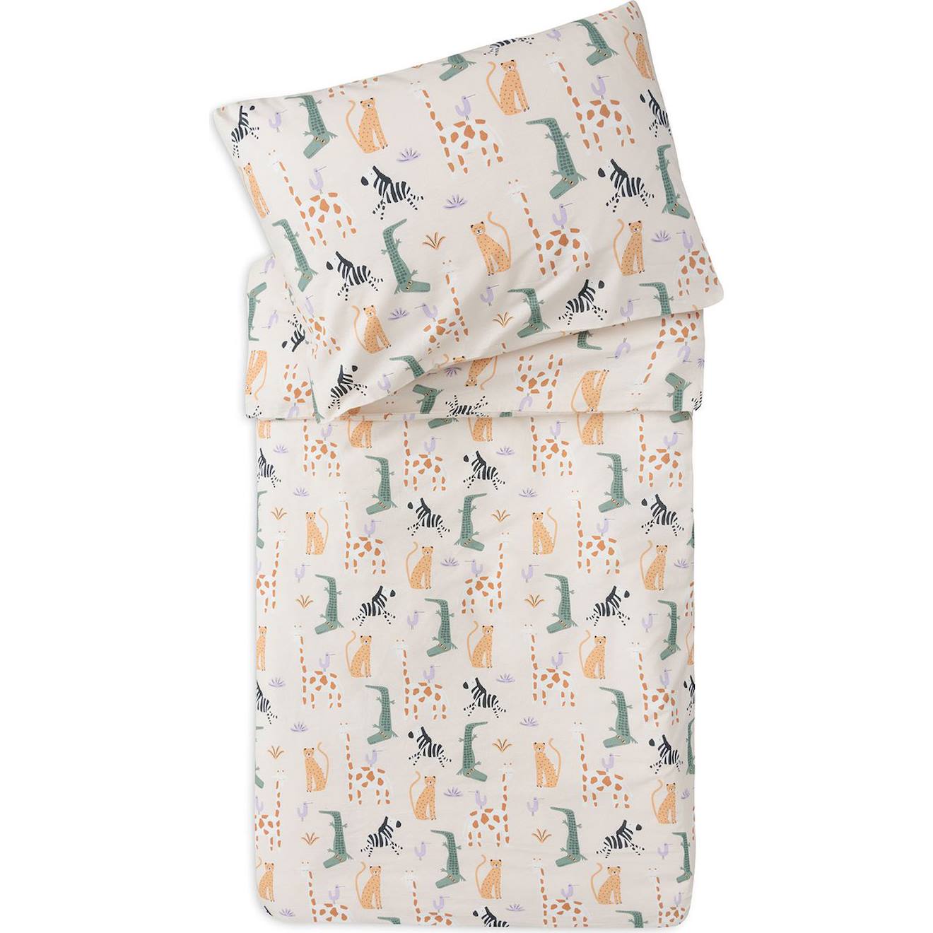 Housse De Couette + Taie D'oreiller Beige, Orange, Vert