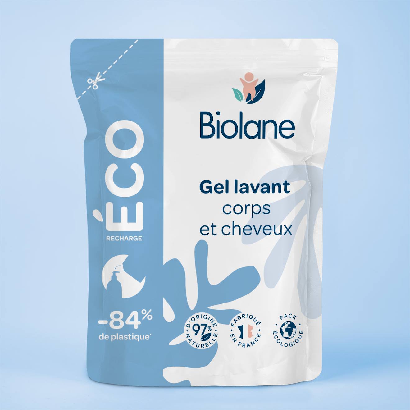 Eco-recharge Gel Lavant Corps Et Cheveux Blanc