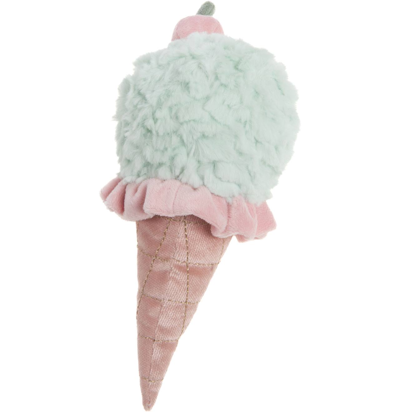 Hochet Peluche Glace À La Menthe Vert D'eau, Rose (Amadeus Les Petits) - Image 1