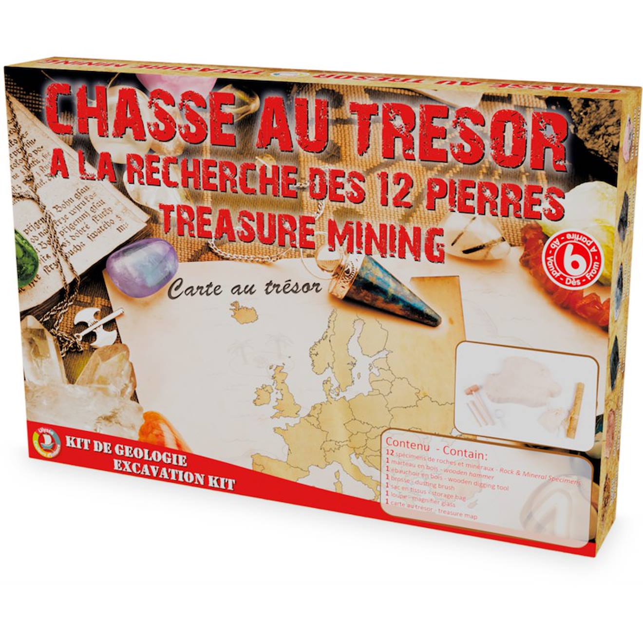 Kit Géologie - A La Recherche Des Pierres Beige