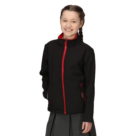 Veste softshell polyester ablaze Bleu marine / bleu roi+Noir / rouge classique+Rouge classique / noir 7 - vertbaudet enfant 