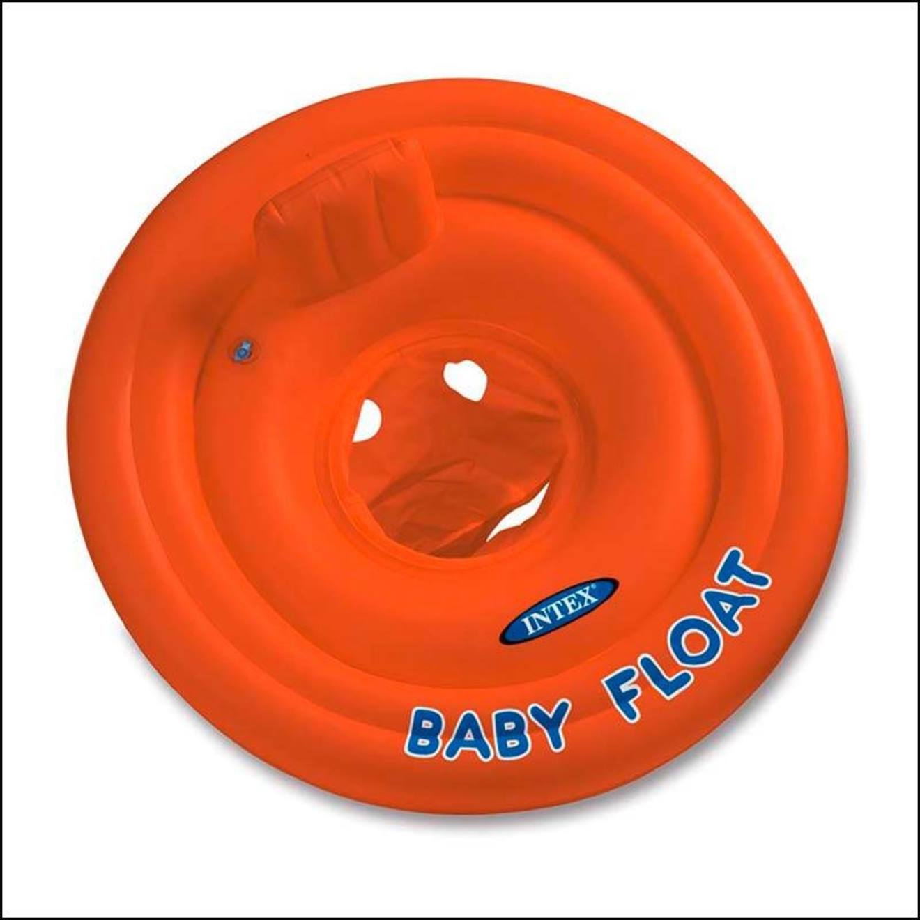 Siège Bouée Pour Les Tout Petits. Baignade En Toute Sécurité Orange