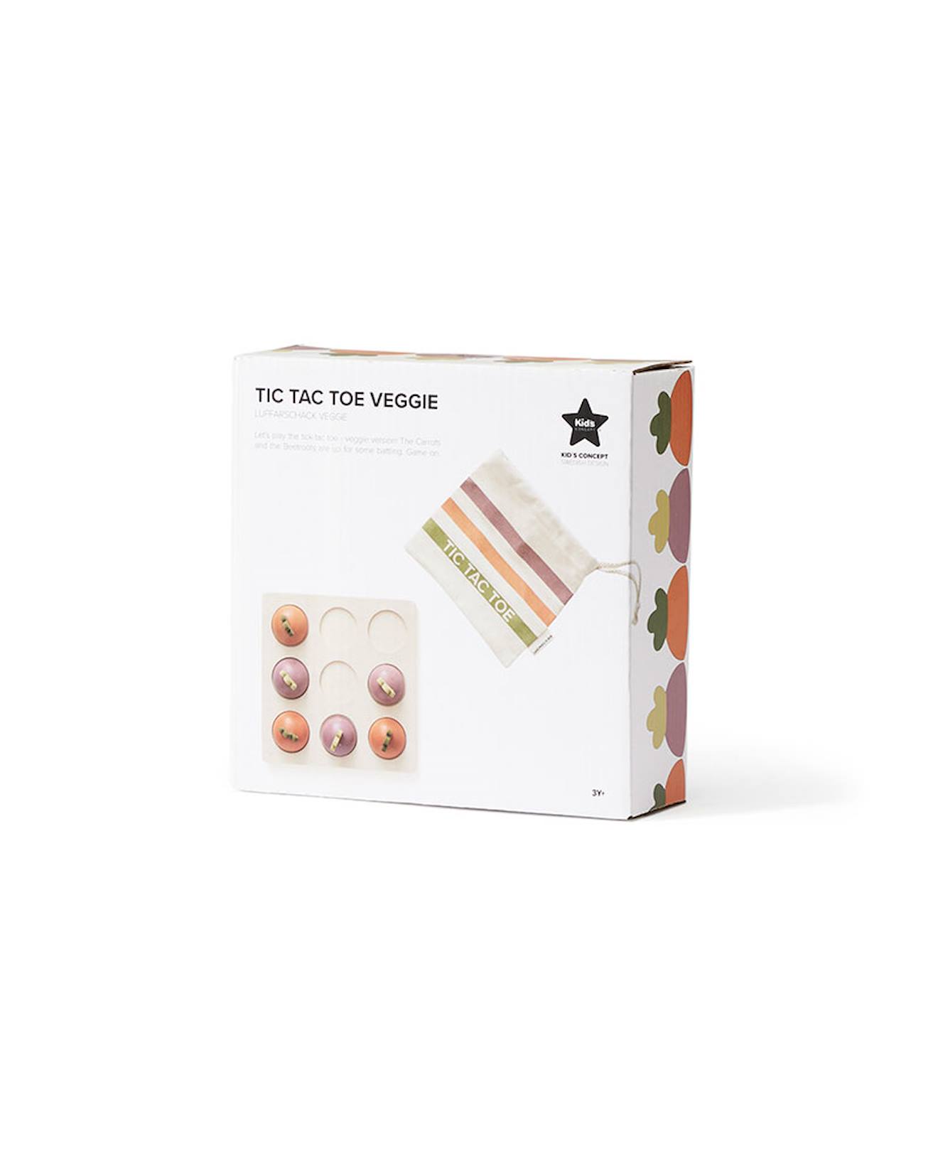 Jeu Du Morpion Légumes Multicolore (Kids Concept) - Image 2