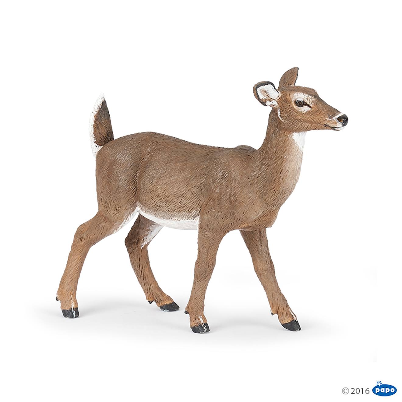 Figurine Biche De Virginie Marron