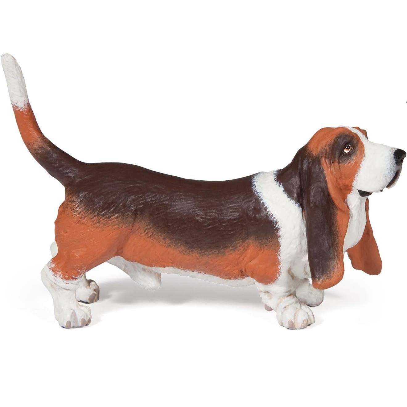 Figurine Basset Hound Marron