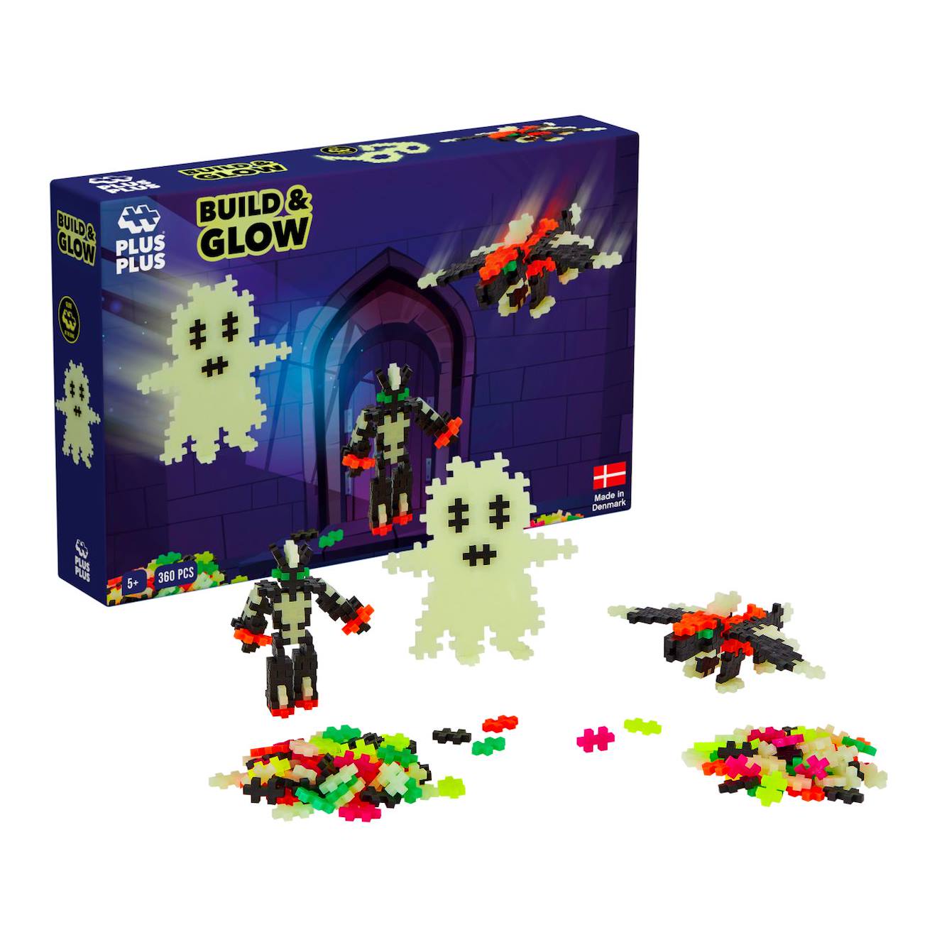 Kit Constructions Phosphorescentes 360 Pcs Multicolore