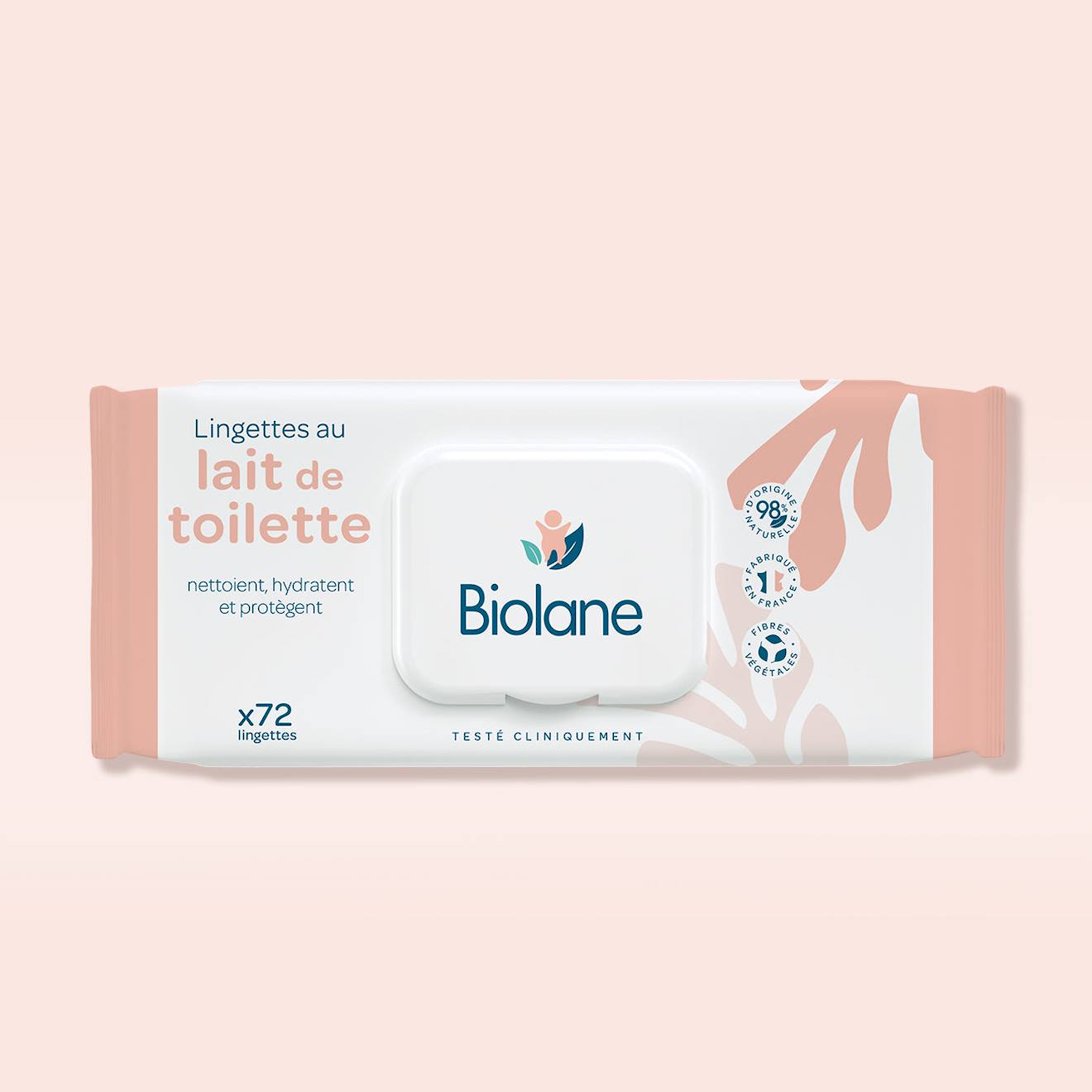 Lingettes Au Lait De Toilette Blanc