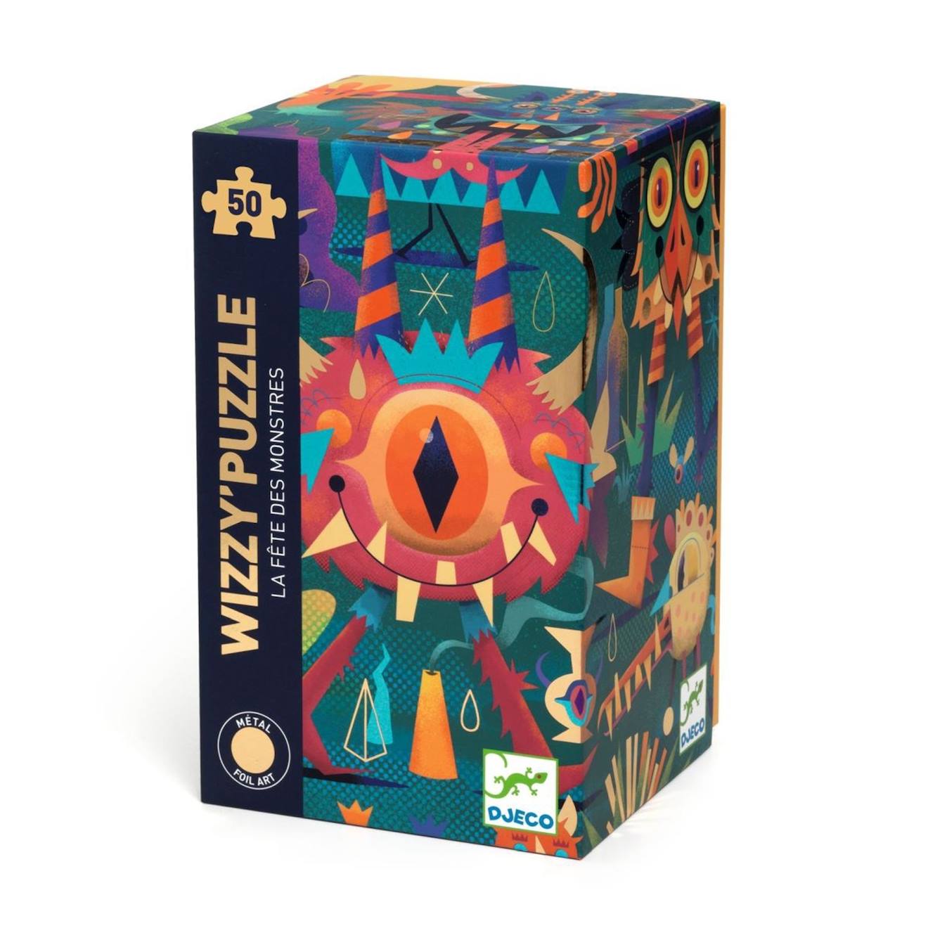 Wizzy Puzzle La Fête Des Monstres 50 Pièces Multicolore