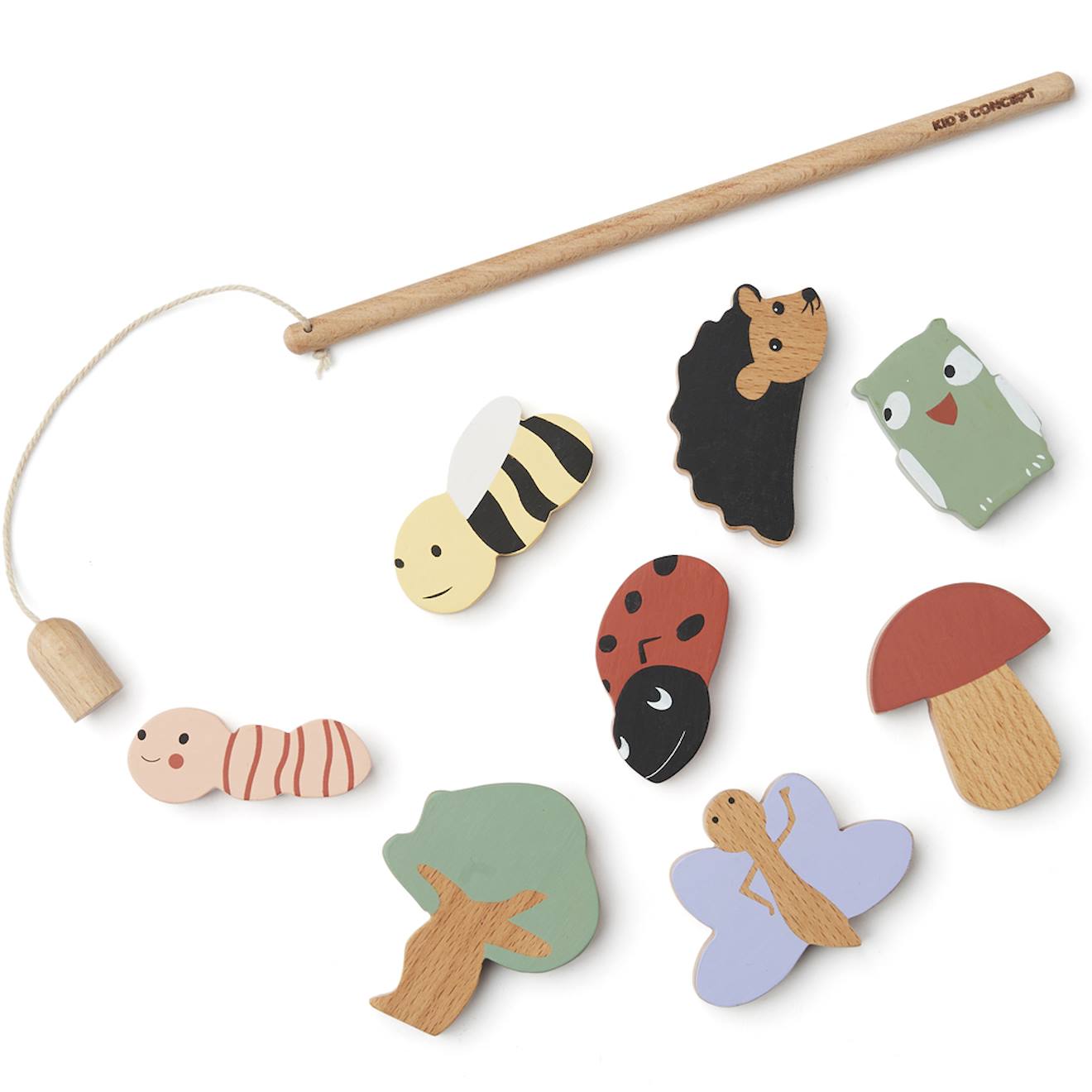 Jeu De Pêche à La Ligne En Bois Edvin Multicolore