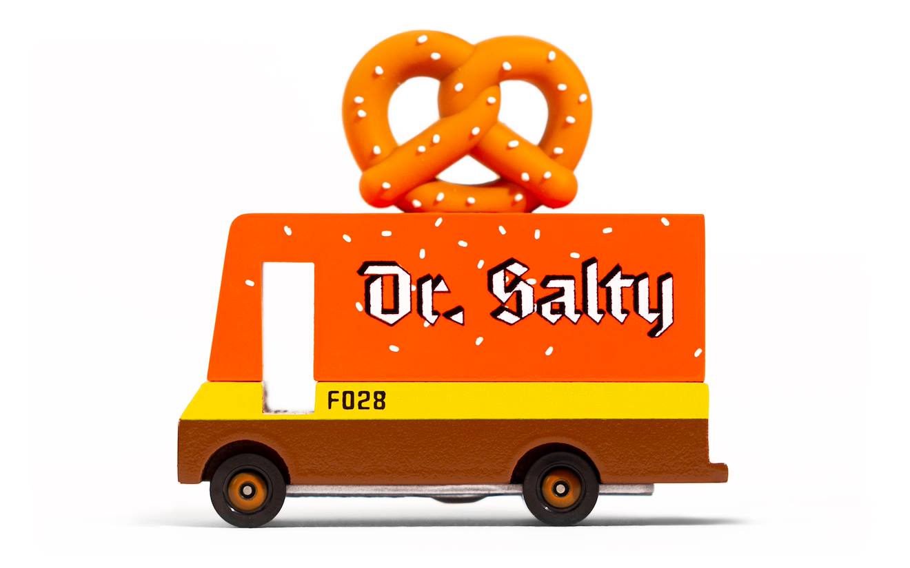 Fourgon À Bretzels Dr Salty Orange