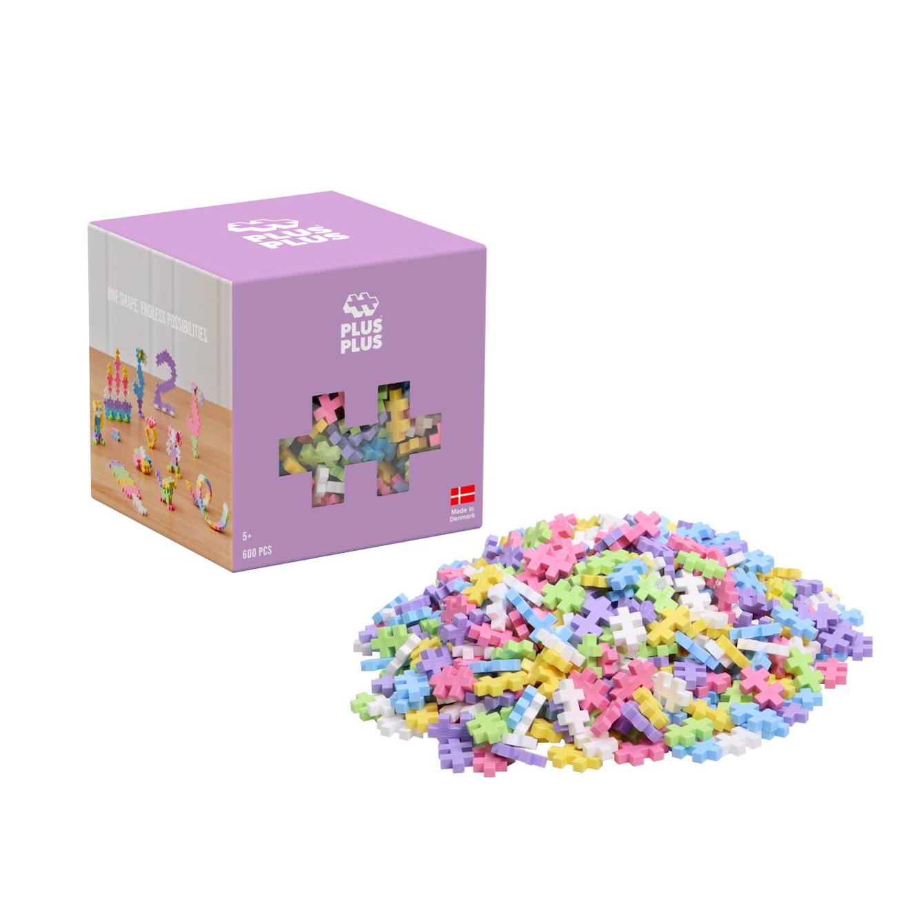 Recharge 600 Pcs Plus Plus Pastel
