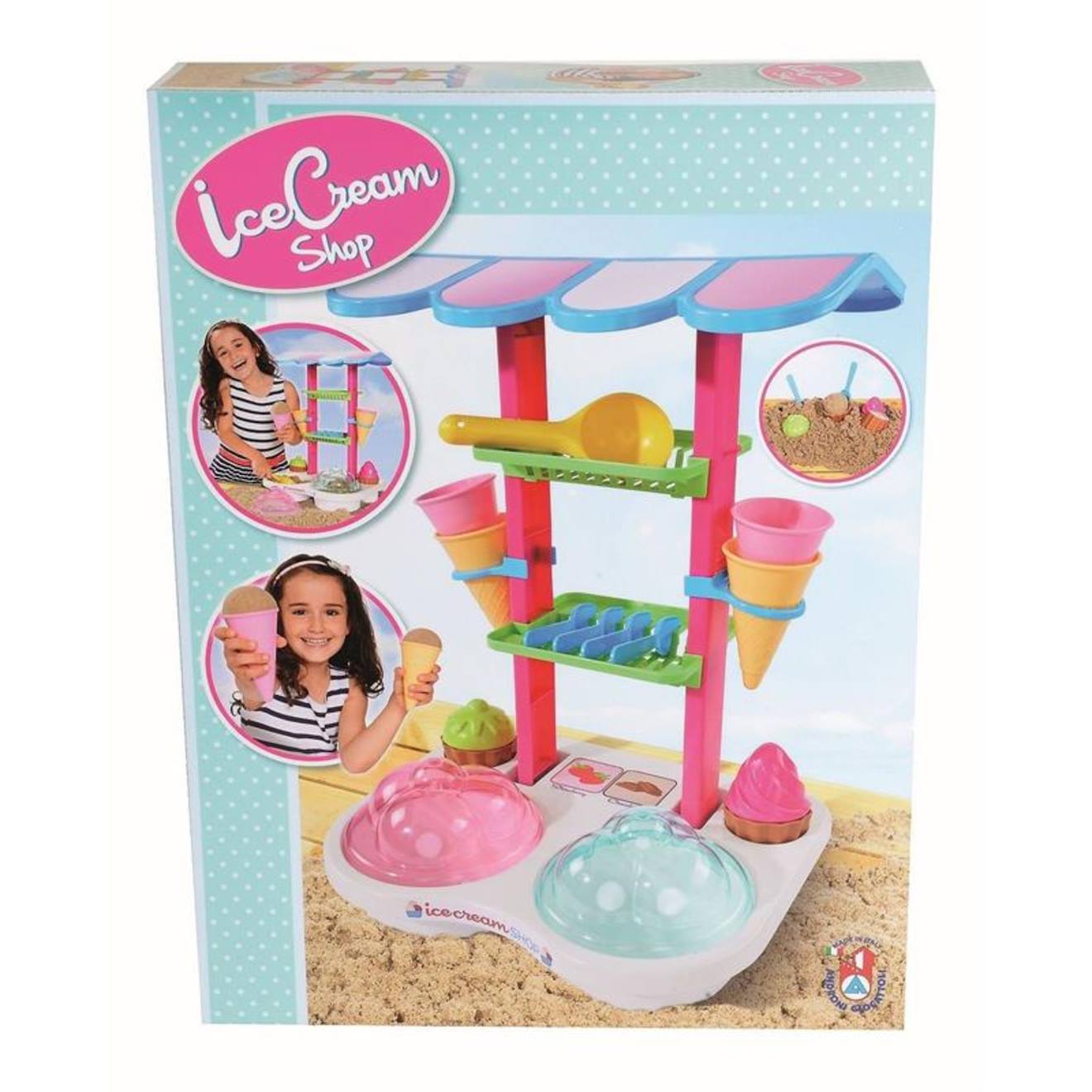 Jouets De Sable -le Stand De Crème Glacée Multicolore