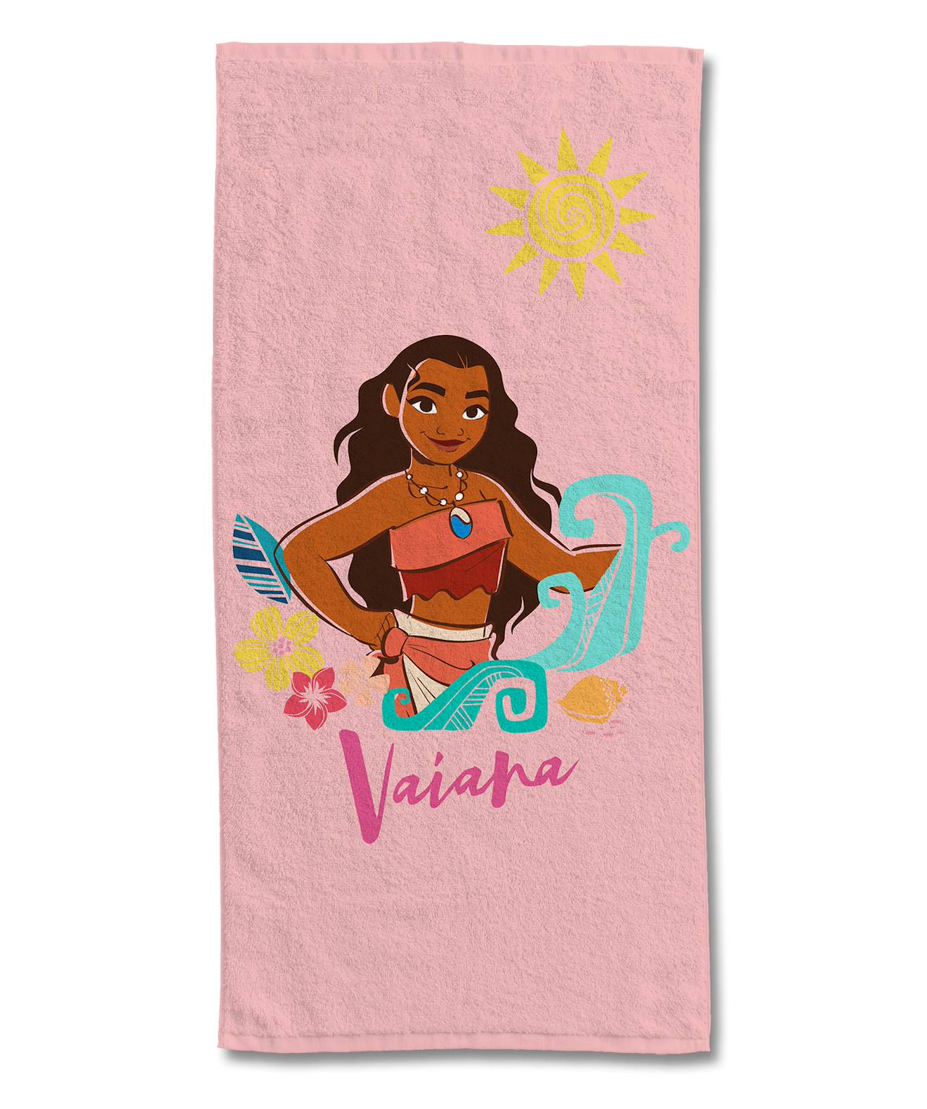 Serviette De Plage Vaiana Coton Rose