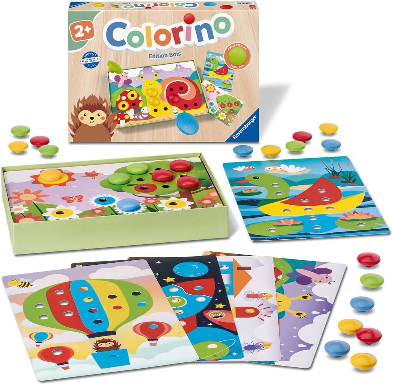 Jeux Éducatif En Bois Colorino Beige (Ravensburger) - Image 1