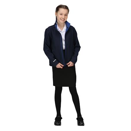 Veste softshell polyester ablaze Bleu marine / bleu roi+Noir / rouge classique+Rouge classique / noir 4 - vertbaudet enfant 