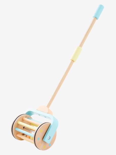 Canne A Pousser En Bois Multicolore Vertbaudet