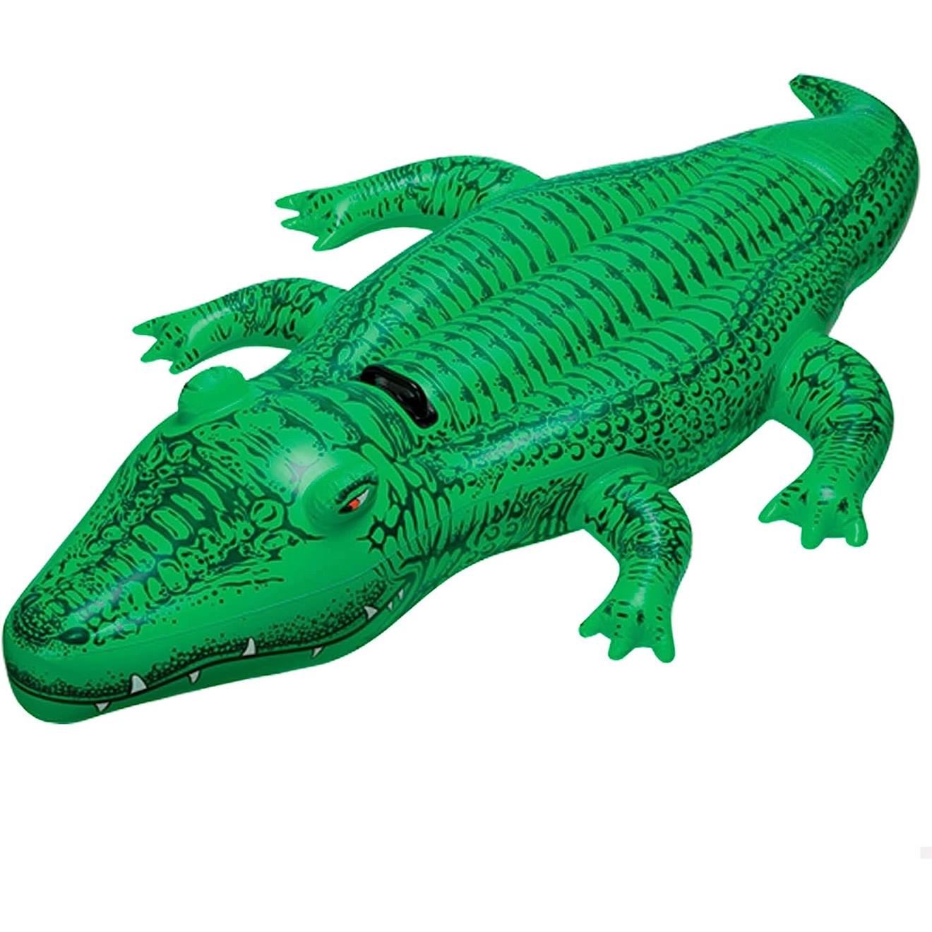 Jeux D'eau Et De Piscine - Jouet Gonflable. Le Crocodile Vert