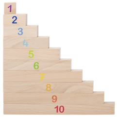 Réglette de calcul en bois 36 éléments  - vertbaudet enfant