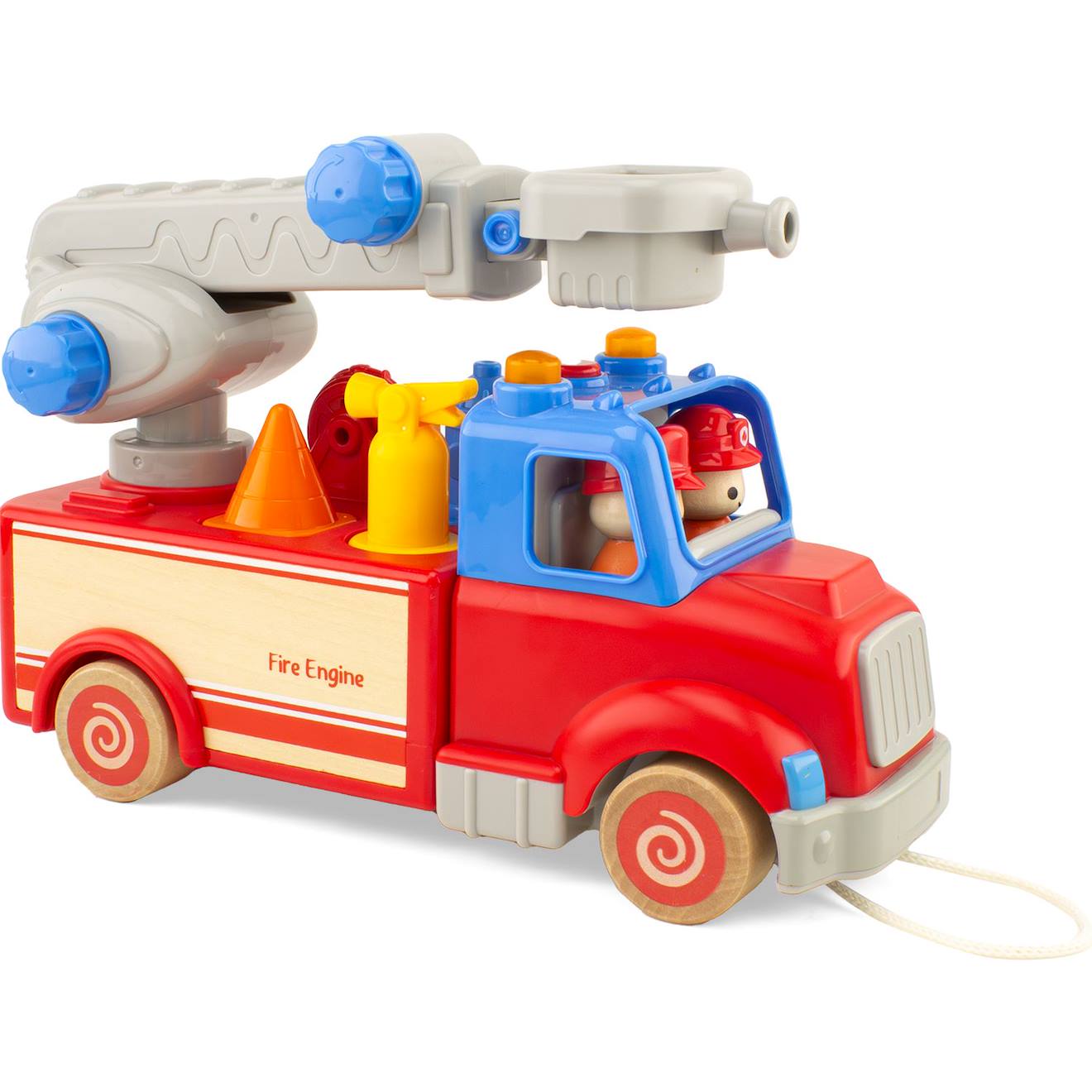 Routoudou - Camion De Pompier Rouge