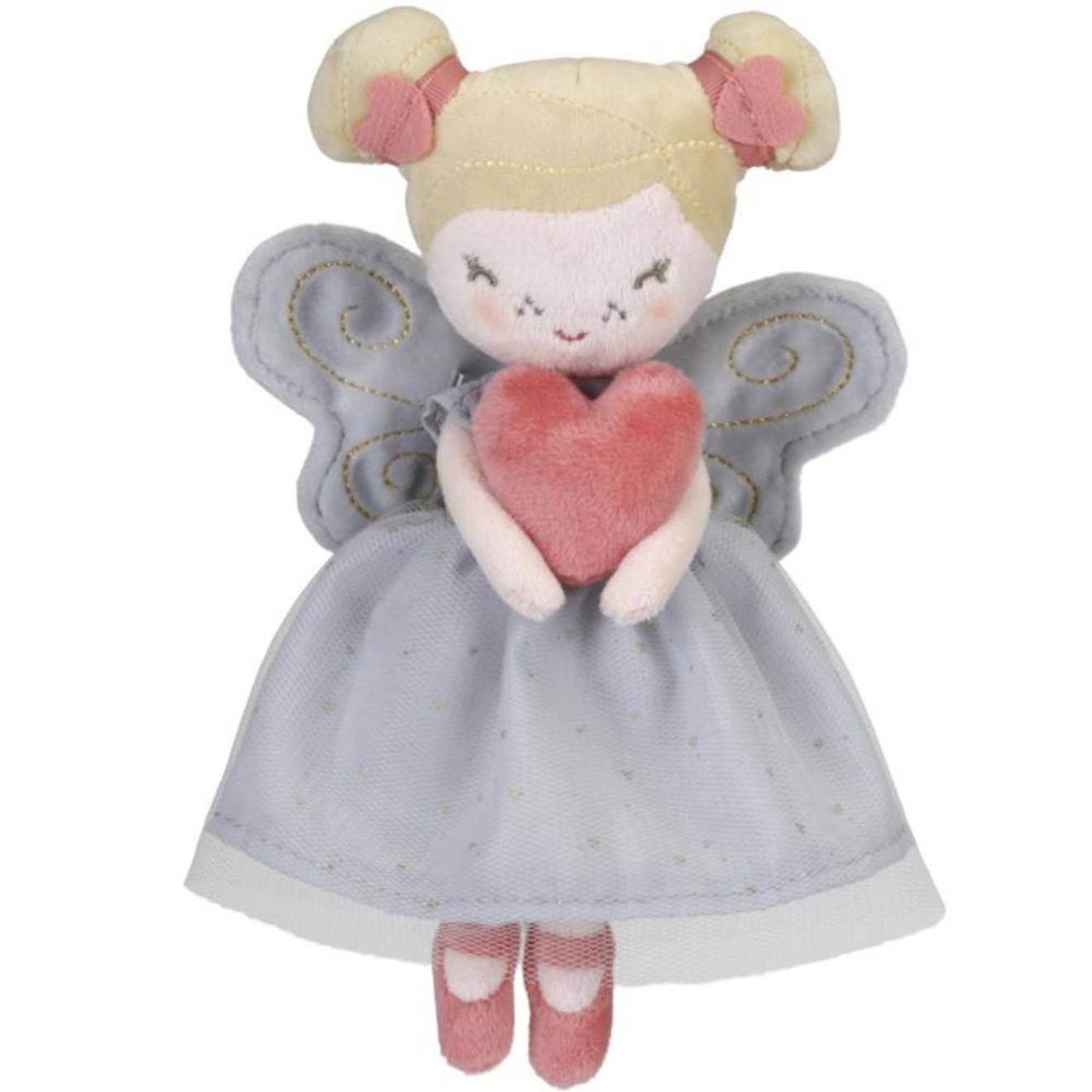 Poupée Souple Fay Fée De L'amour Gris, Rose