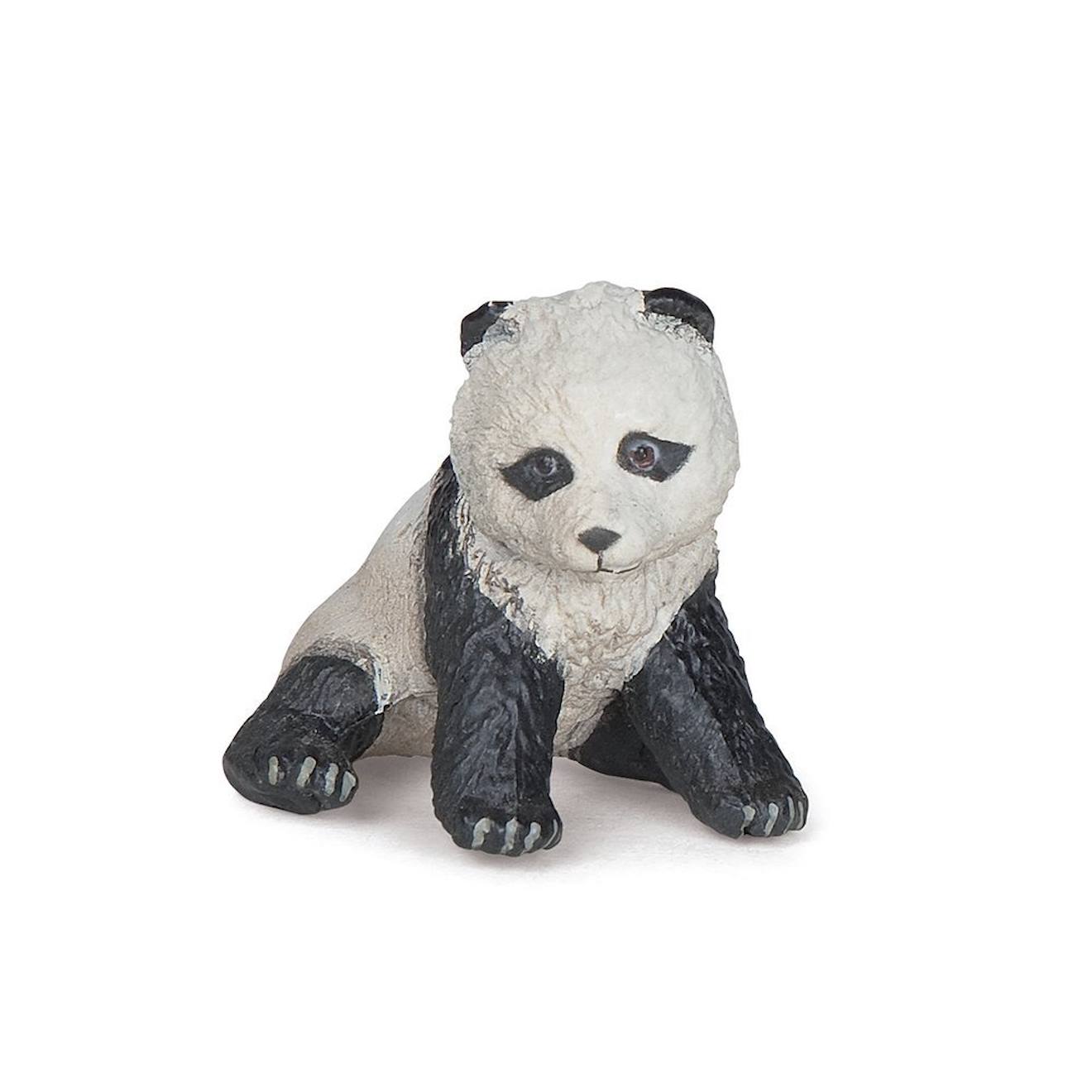 Figurine Bébé Panda Assis Noir
