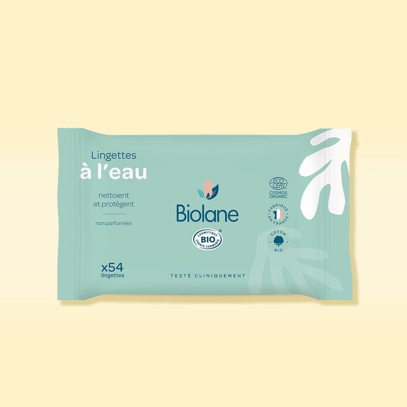 Lingettes À L'eau Certifiées Biologiques X54