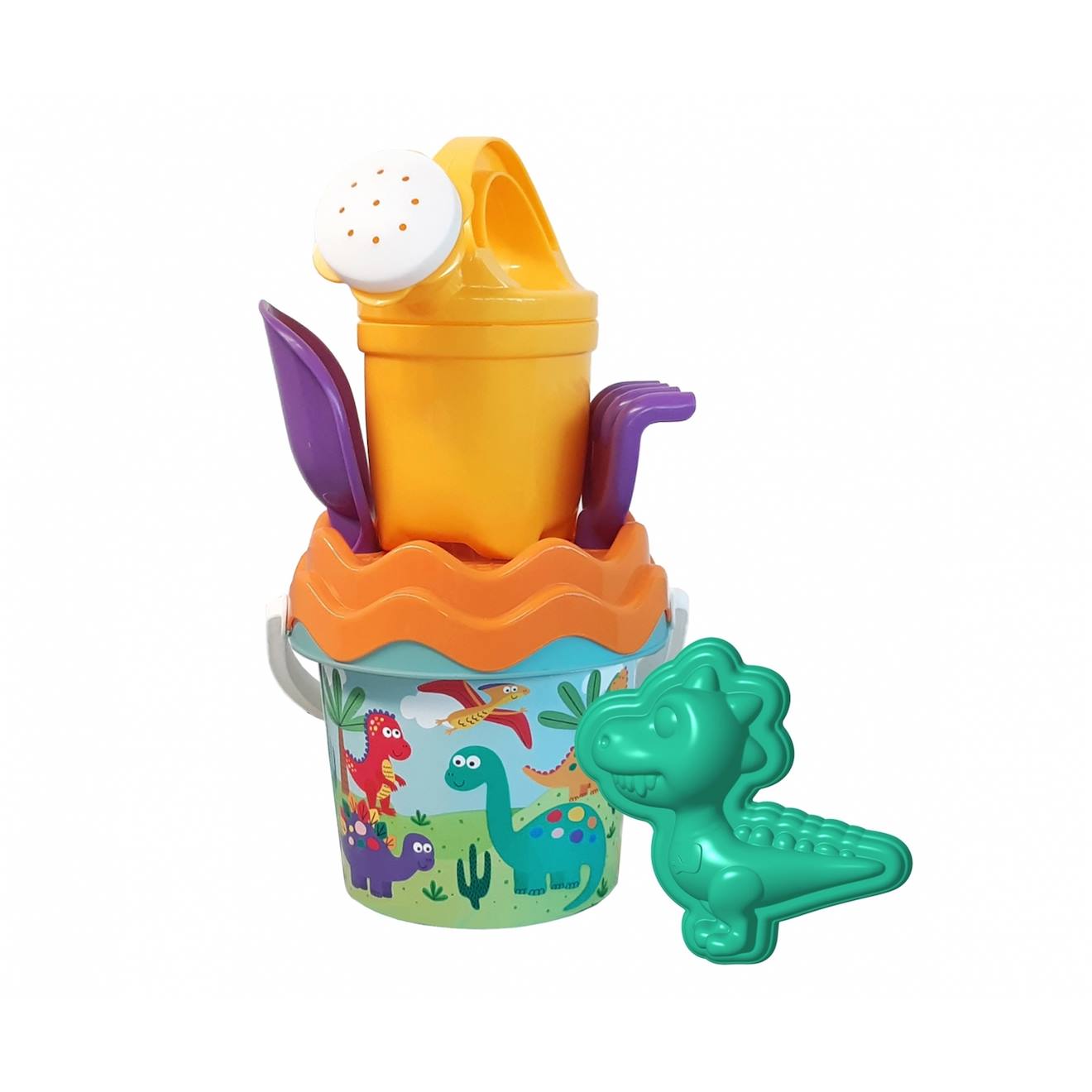 Ensemble De Seaux Bébé Dino Multicolore