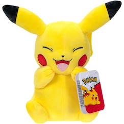 Jouet-Premier âge-Pokemon peluche pikachu rieur 20,3 cm