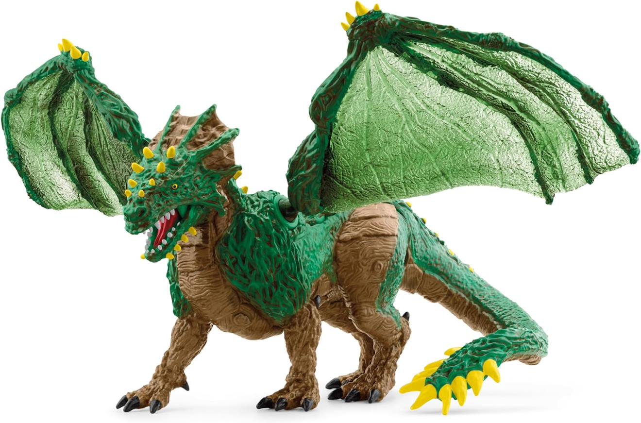 Figurine Dragon De La Jungle Vert