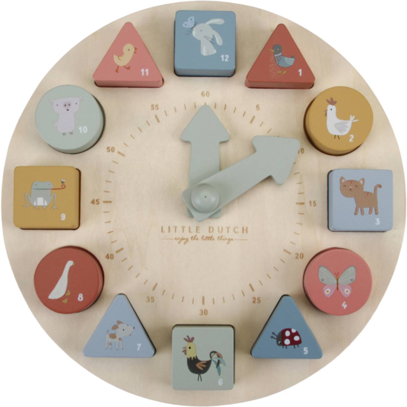 Puzzle Horloge Multicolore