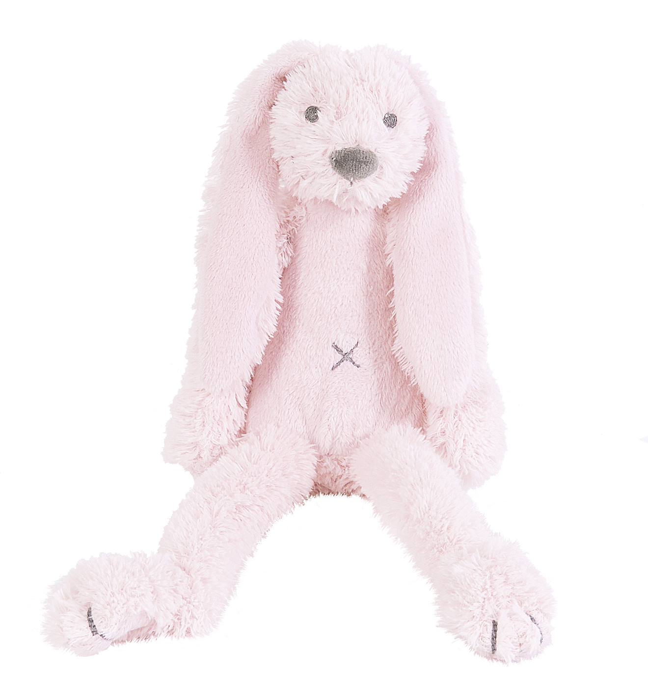 Peluche Lapin Richie Rose Clair 28 Cm Rose