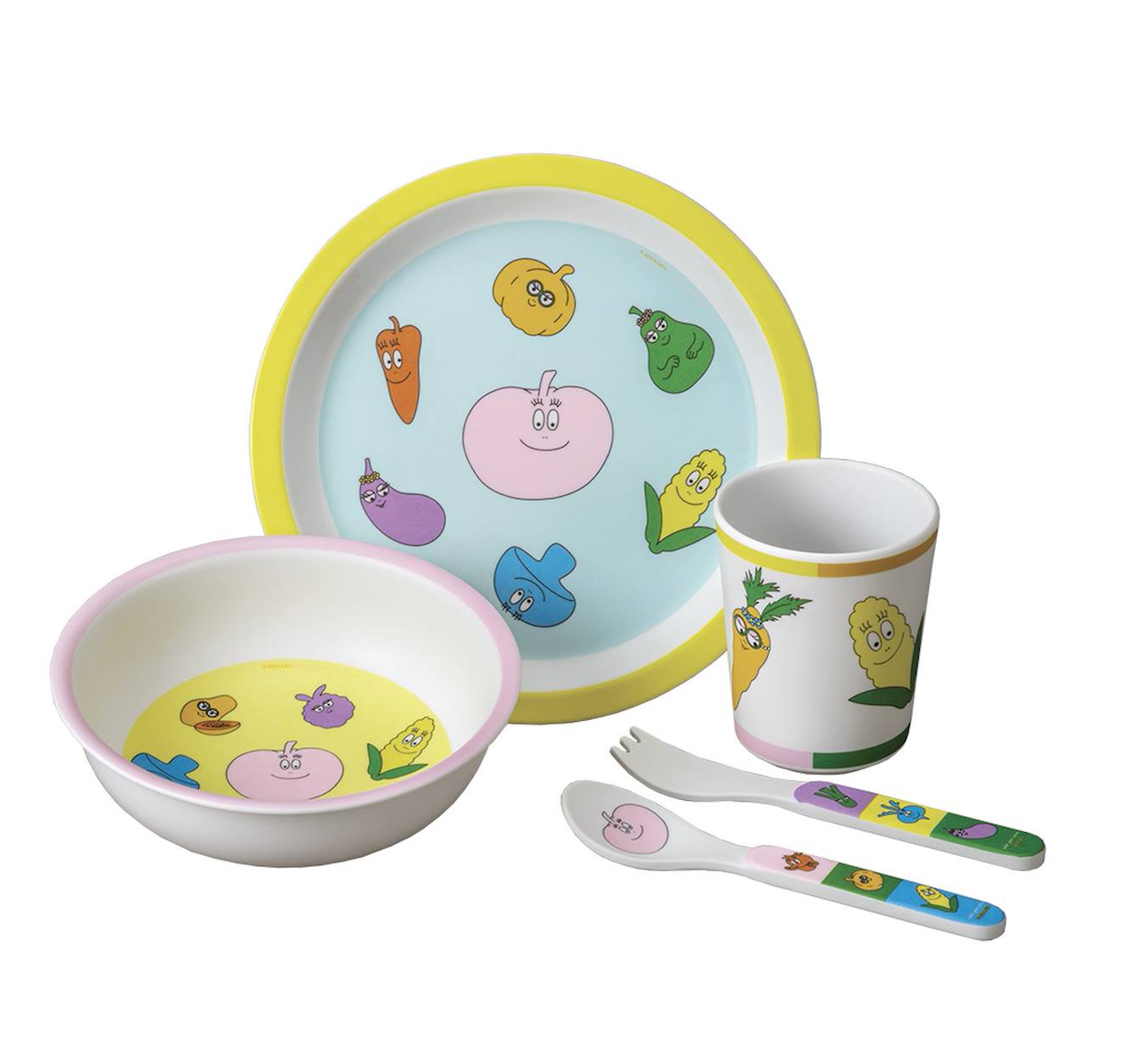 Coffret 5 Pièces Barbapapa Veggie Blanc