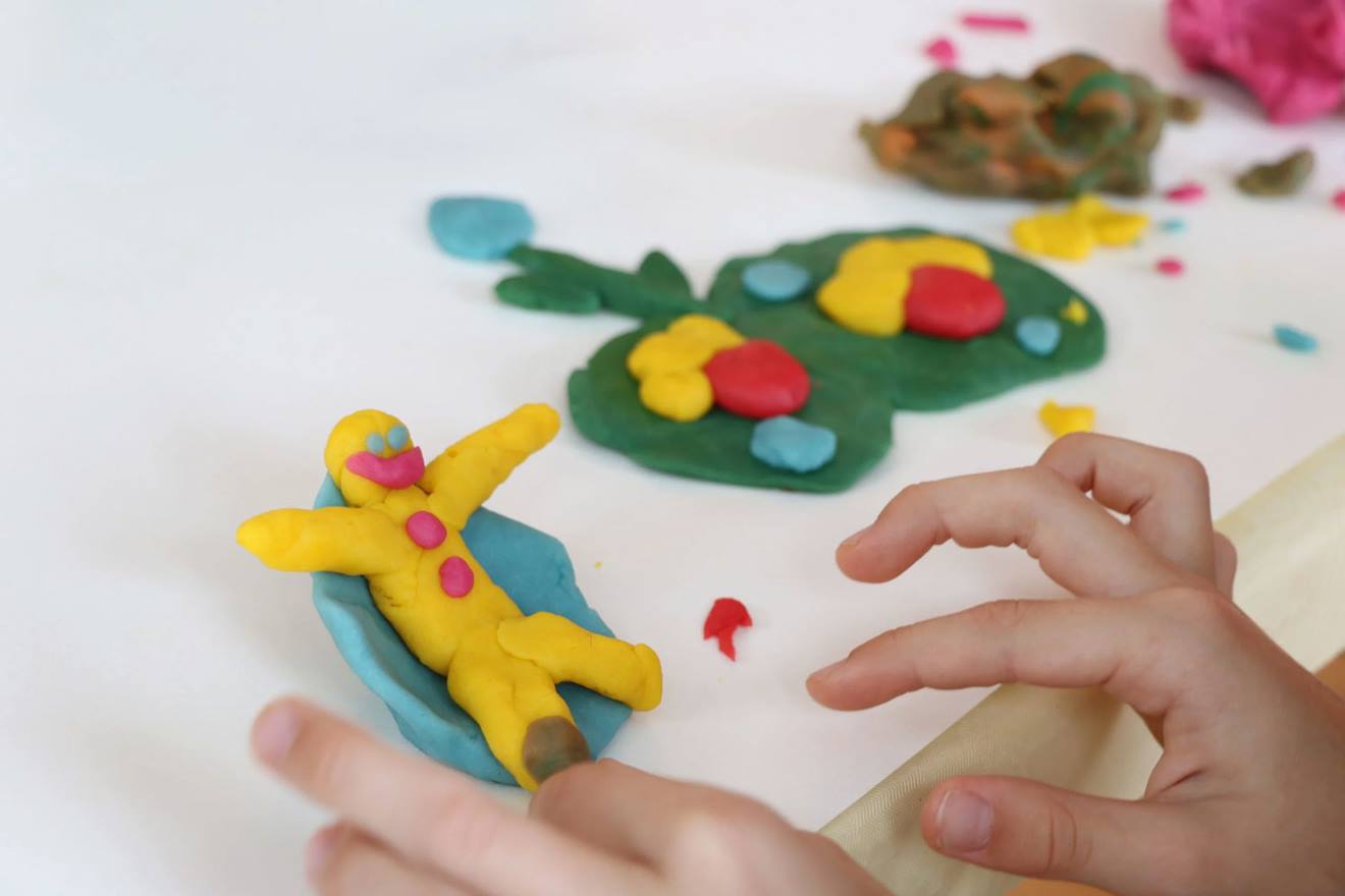 Set De Pâte À Modeler Orange Et Violet Multi-coloured (Neogrün) - Image 1