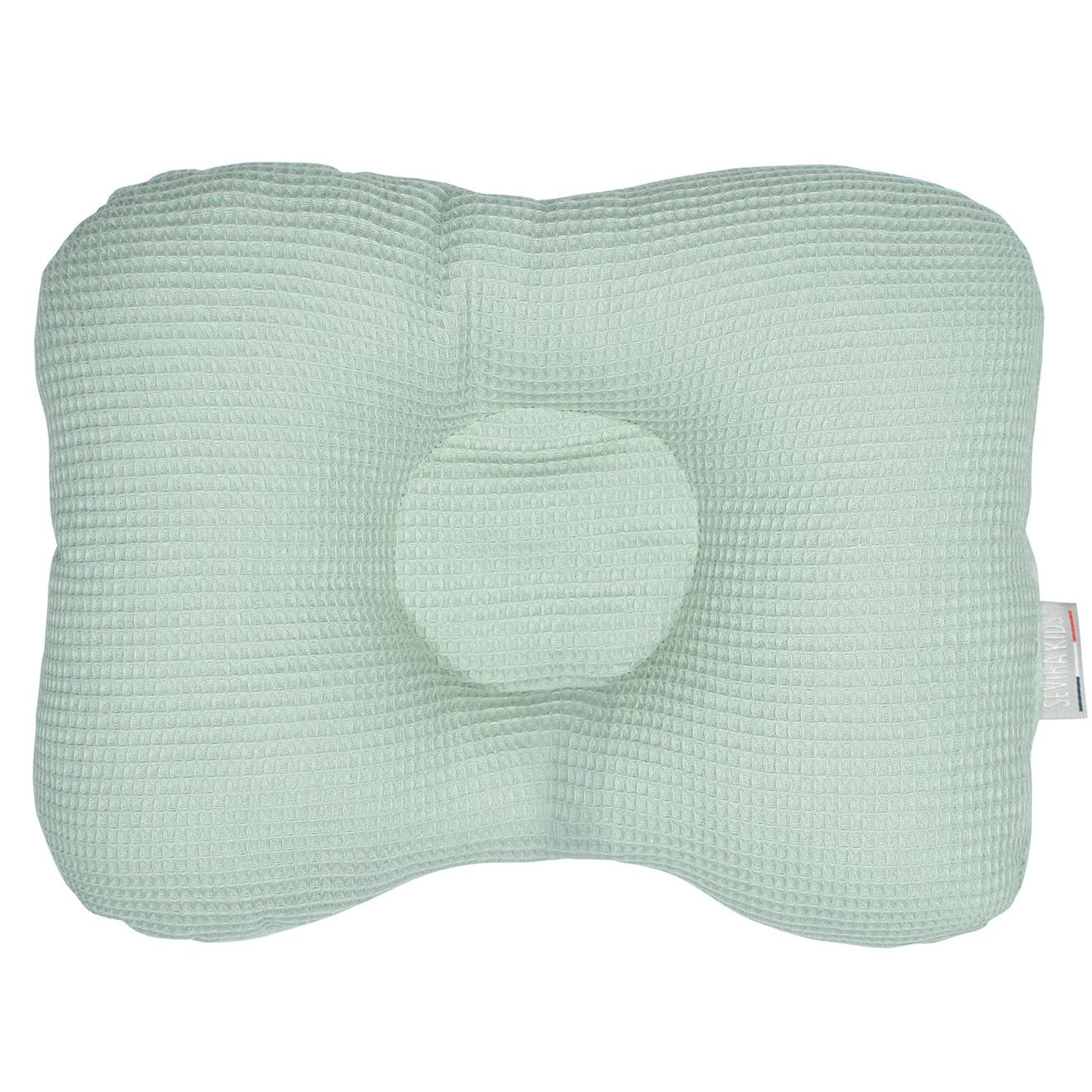Coussin Cale-tête Ergonomique En Coton Nid D'abeille Vert
