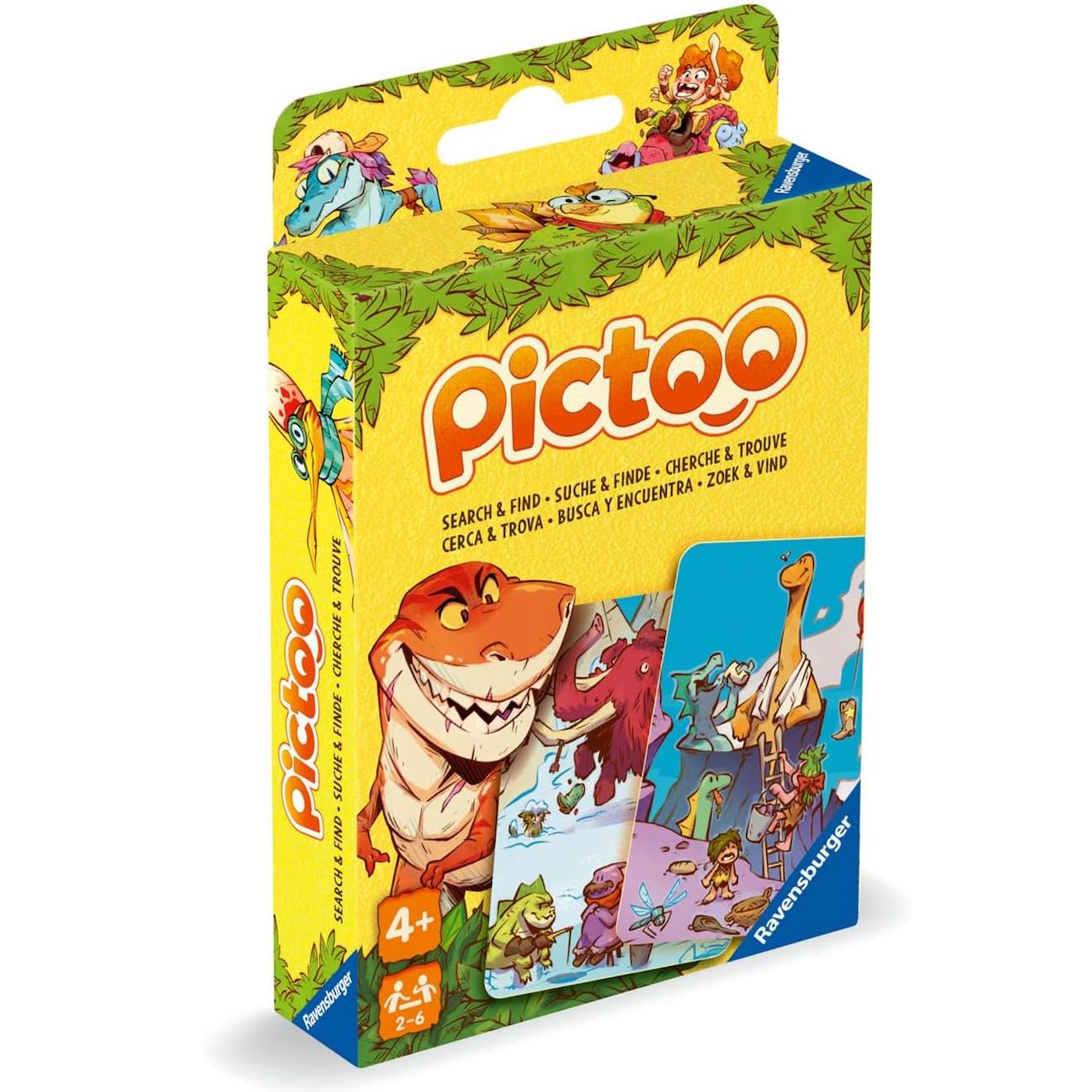 Jeu Enfant Pictoo Dinosaures Jaune