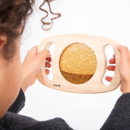 Tickit - Miroir Paillettes Dorées Multi-coloured