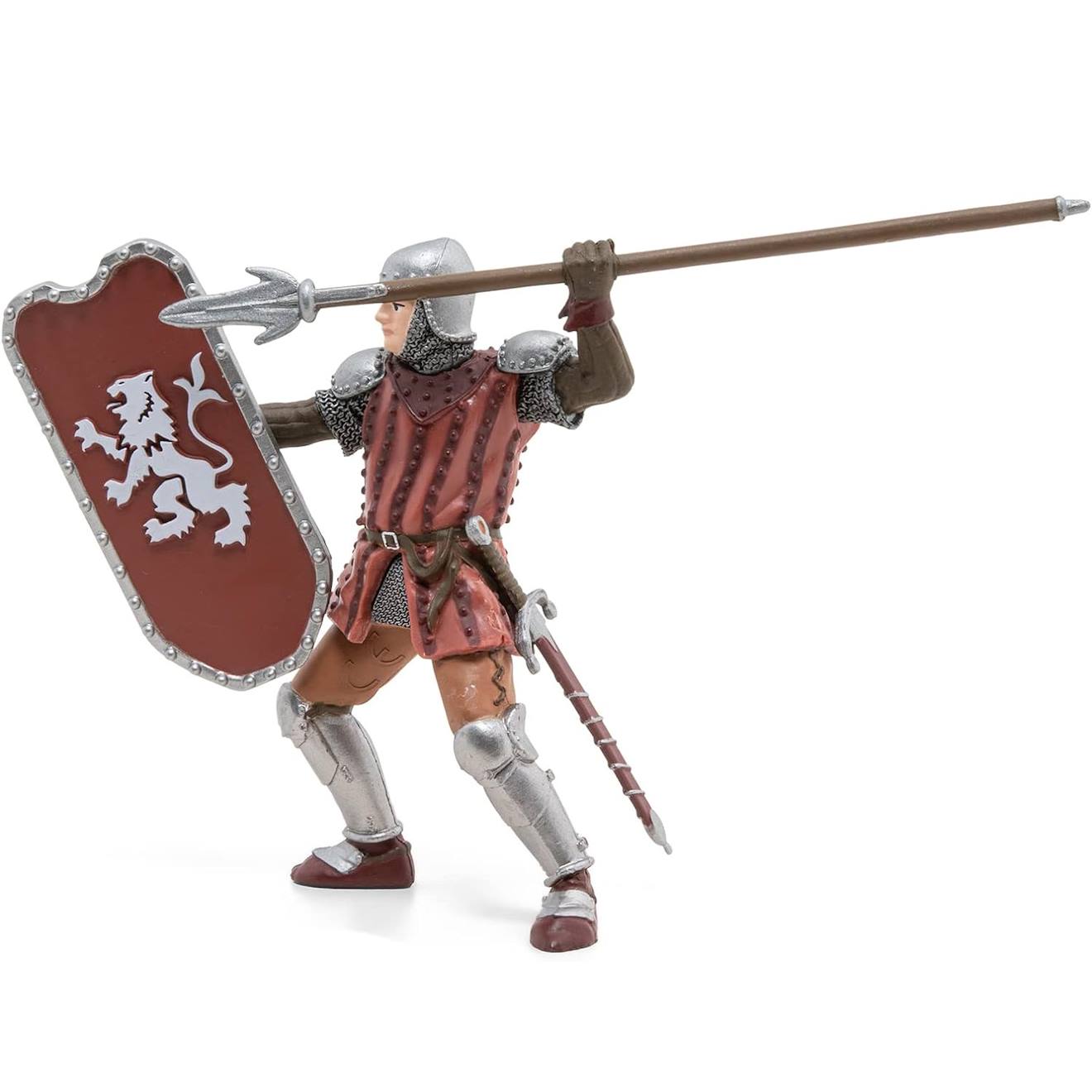 Figurine Chevalier Au Javelot Marron