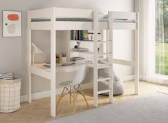 Chambre et rangement-Lit mezzanine avec bureau calvi