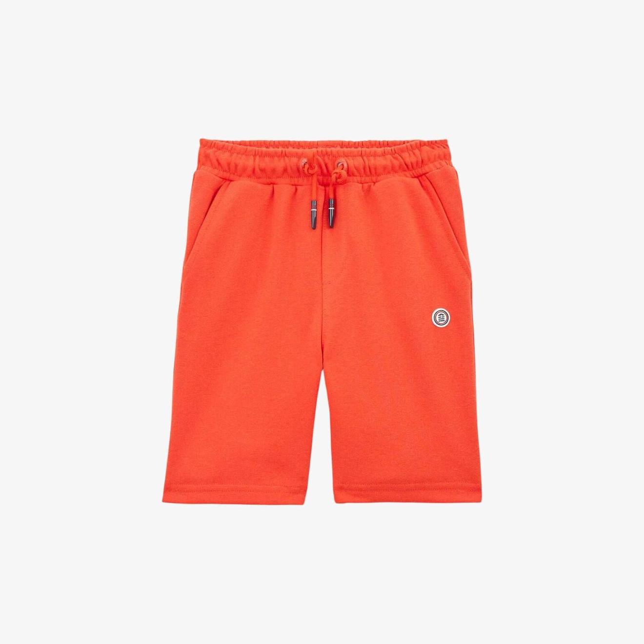 Short Junior En Molleton Orange