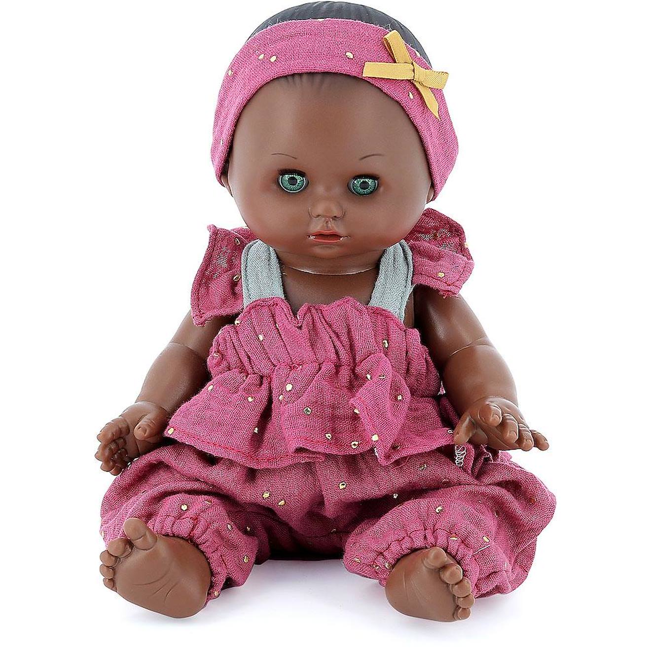 Poupée Petit Câlin Métisse 28 Cm Lya Rose