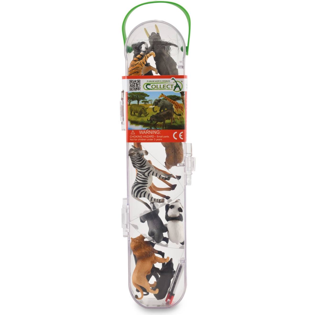 Set De 12 Animaux Sauvages Multicolore
