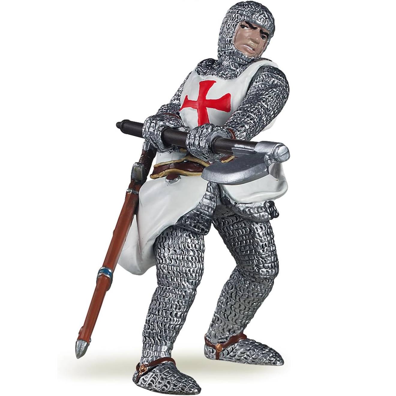 Figurine Templier Gris