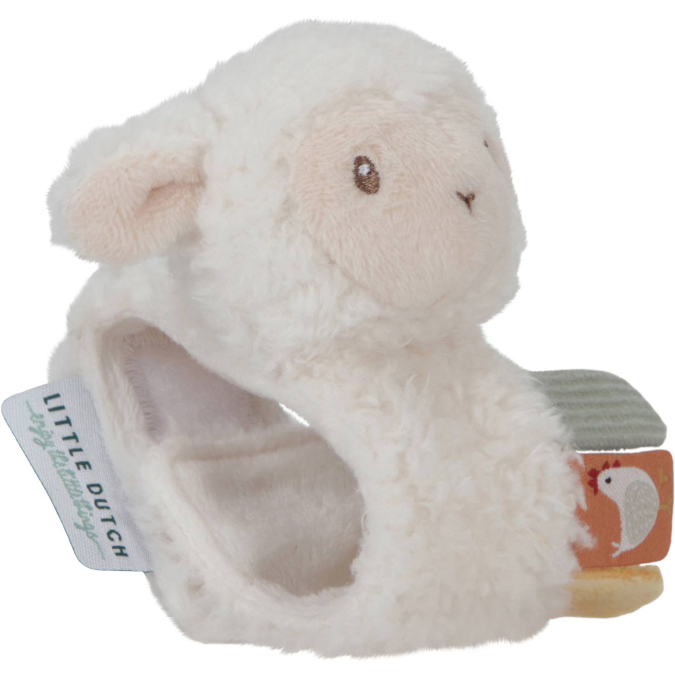 Bracelet Hochet Mouton Little Farm Beige