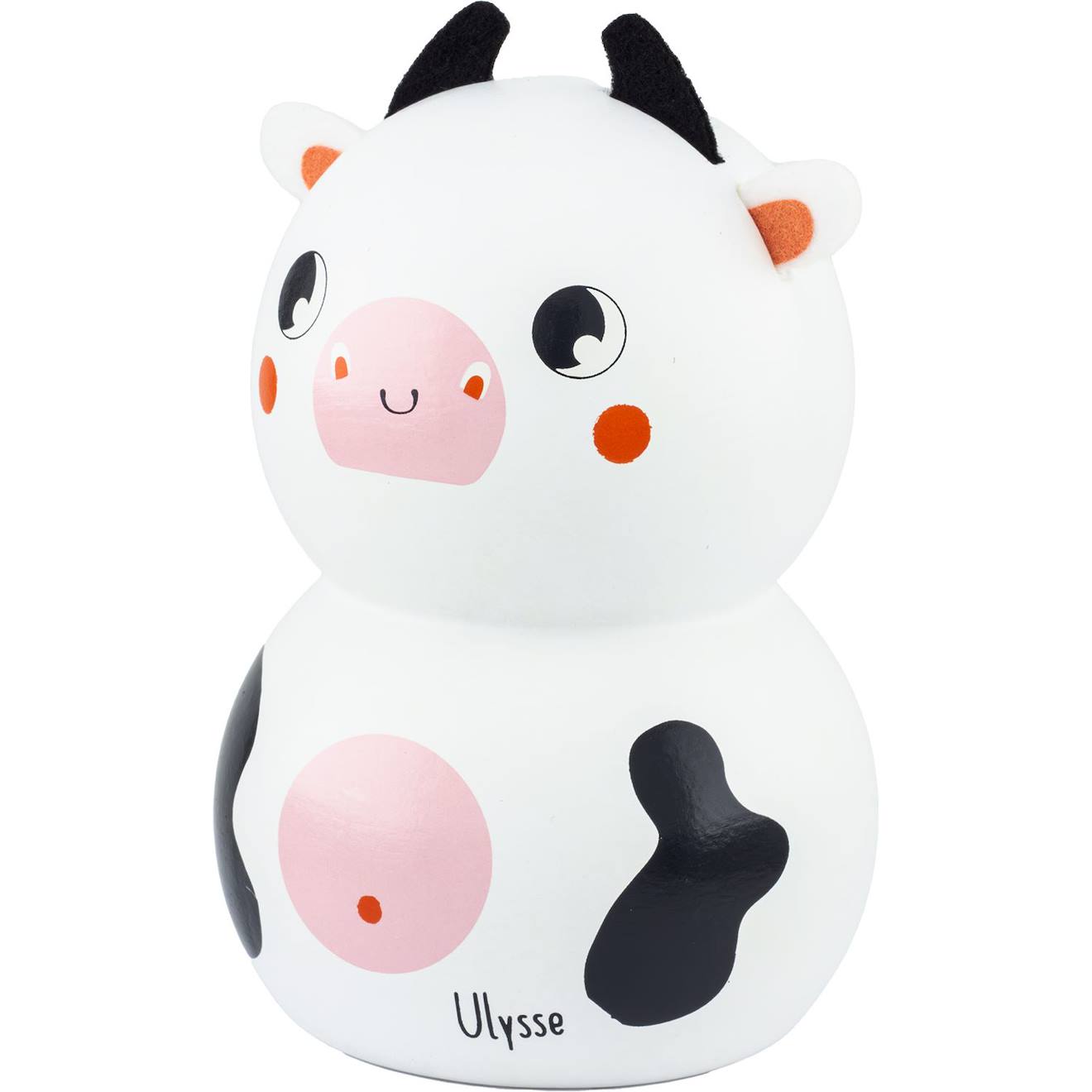 Tirelire Vache Blanc
