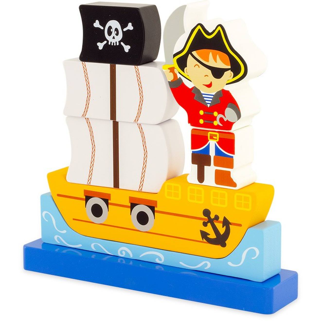 Puzzle Magnétique Pirate Bleu