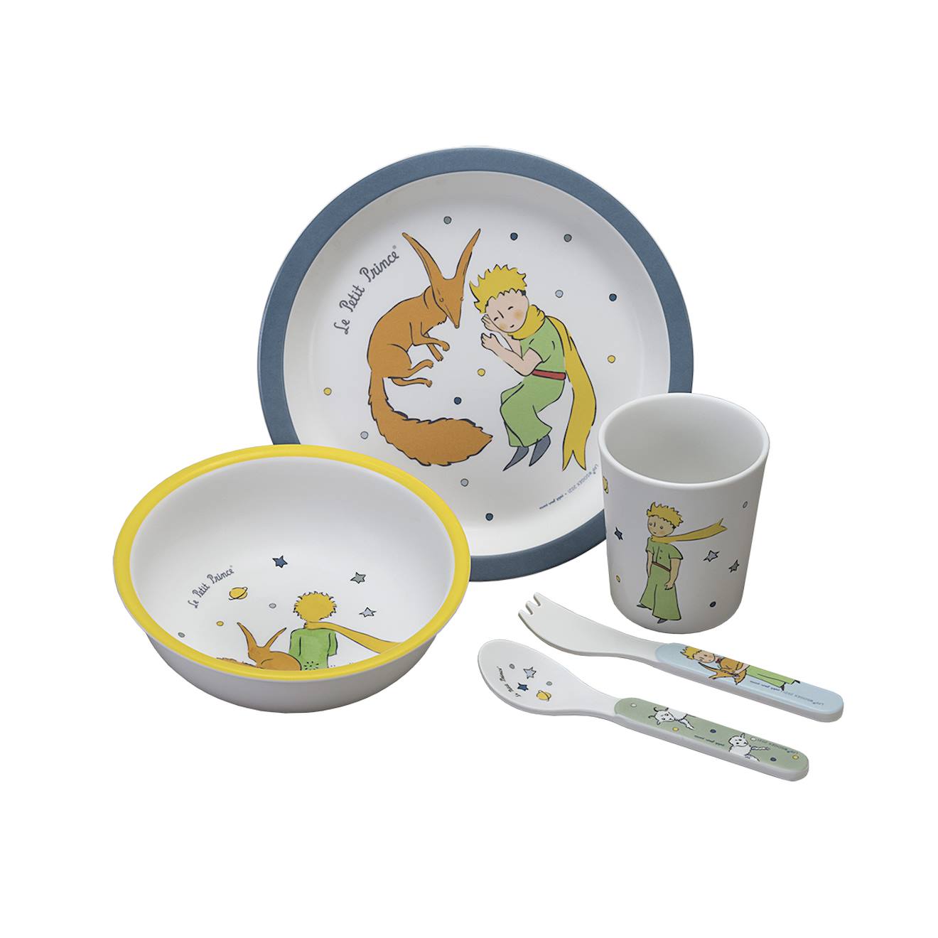 Coffret 5 Pièces Le Petit Prince Blanc