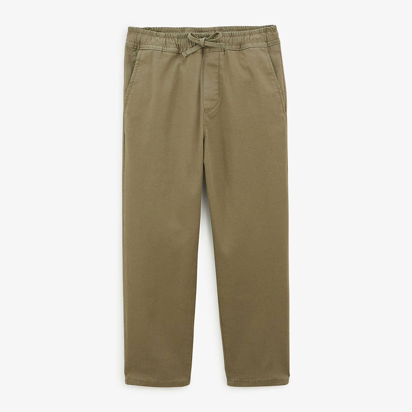 Chino 734 Garçon Taille Élastique Kaki