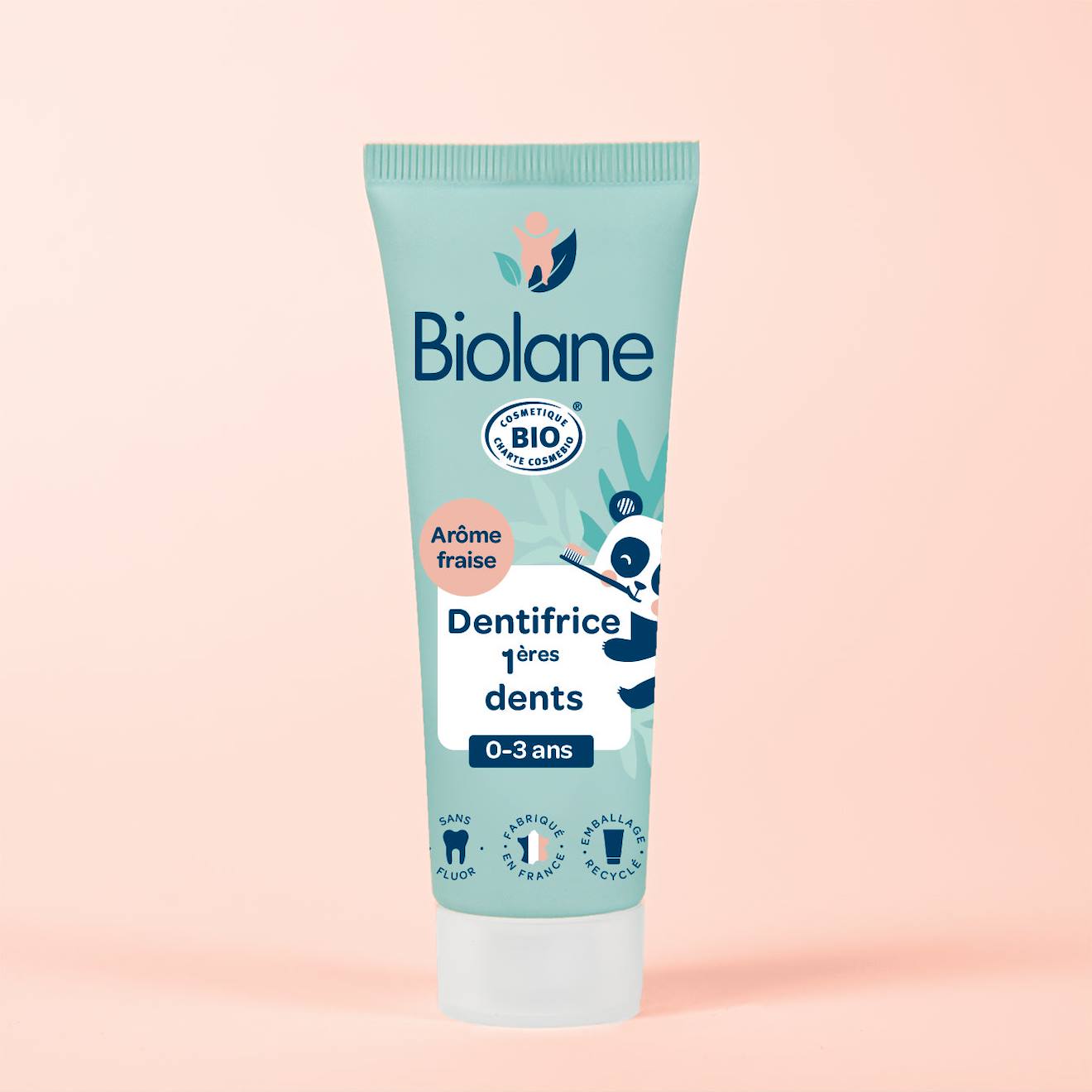 Dentifrice 1ères Dents 2 En 1 Certifié Biologique Vert