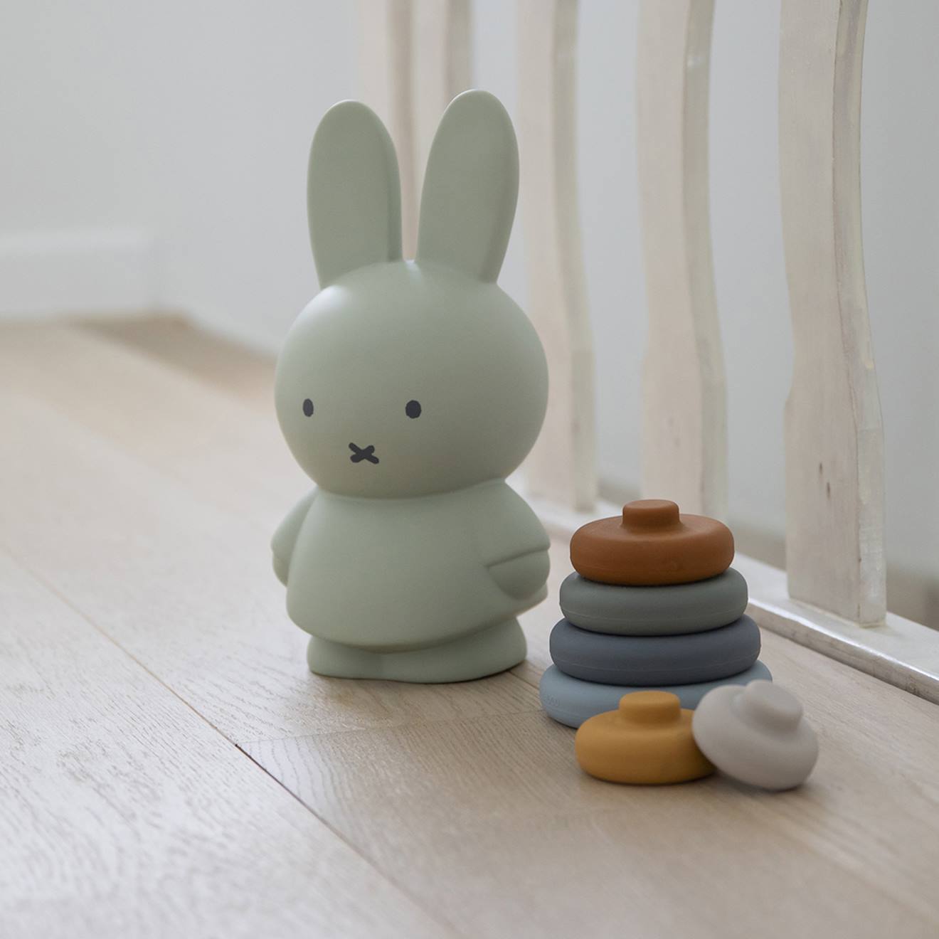 Tirelire Miffy Vert, Noir (Atelier Pierre Junior) - Image 1