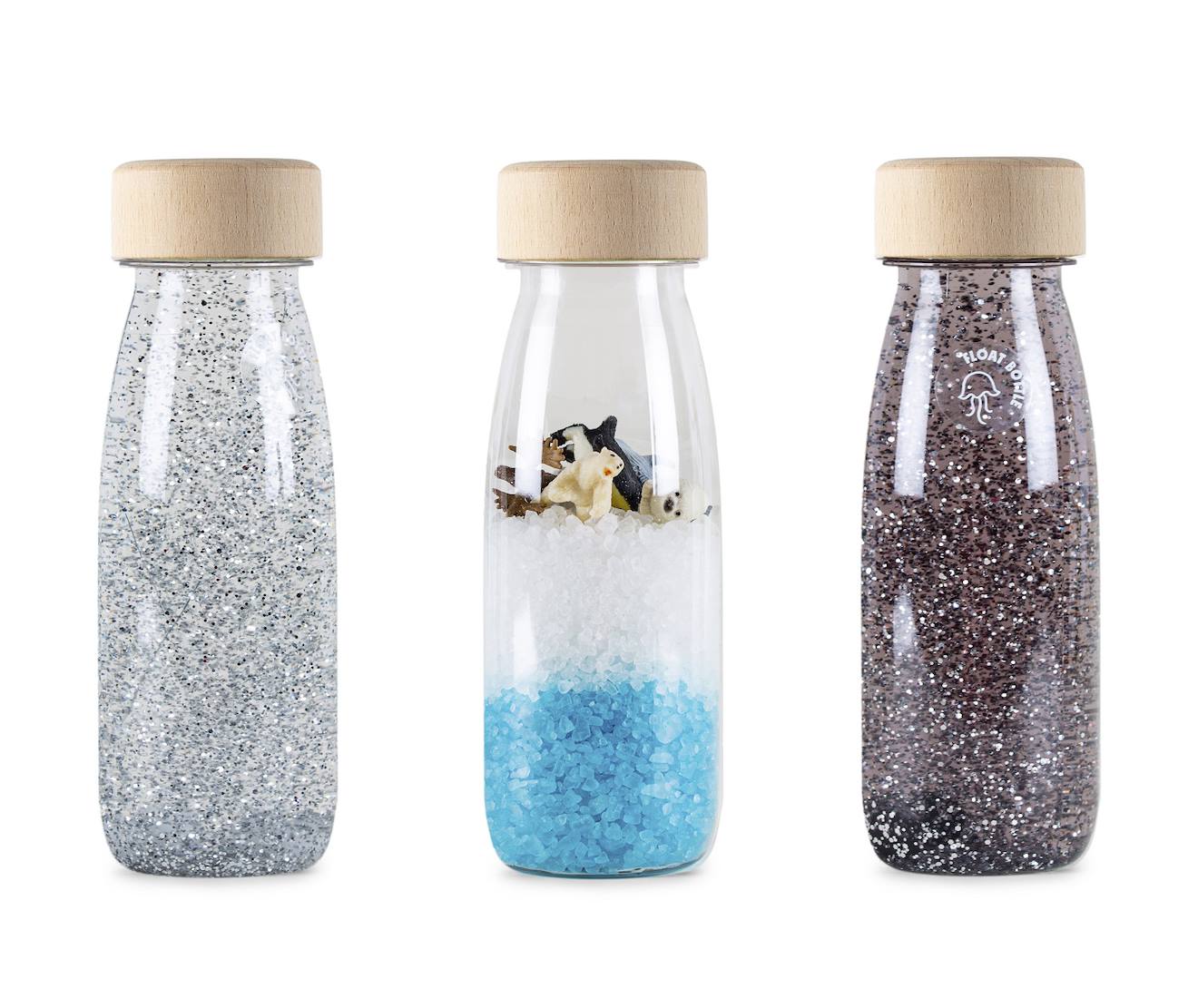 3 Bouteilles Sensorielles Ice Blanc